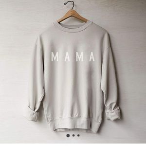 Ford and Wyatt MAMA Forever Light Grey sweatshirt